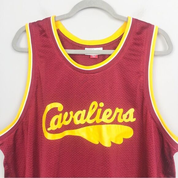 MITCHELL & NESS | CLEVELAND CAVALIERS Rare Script Basketball Jersey Men’s XXL - Picture 3 of 10